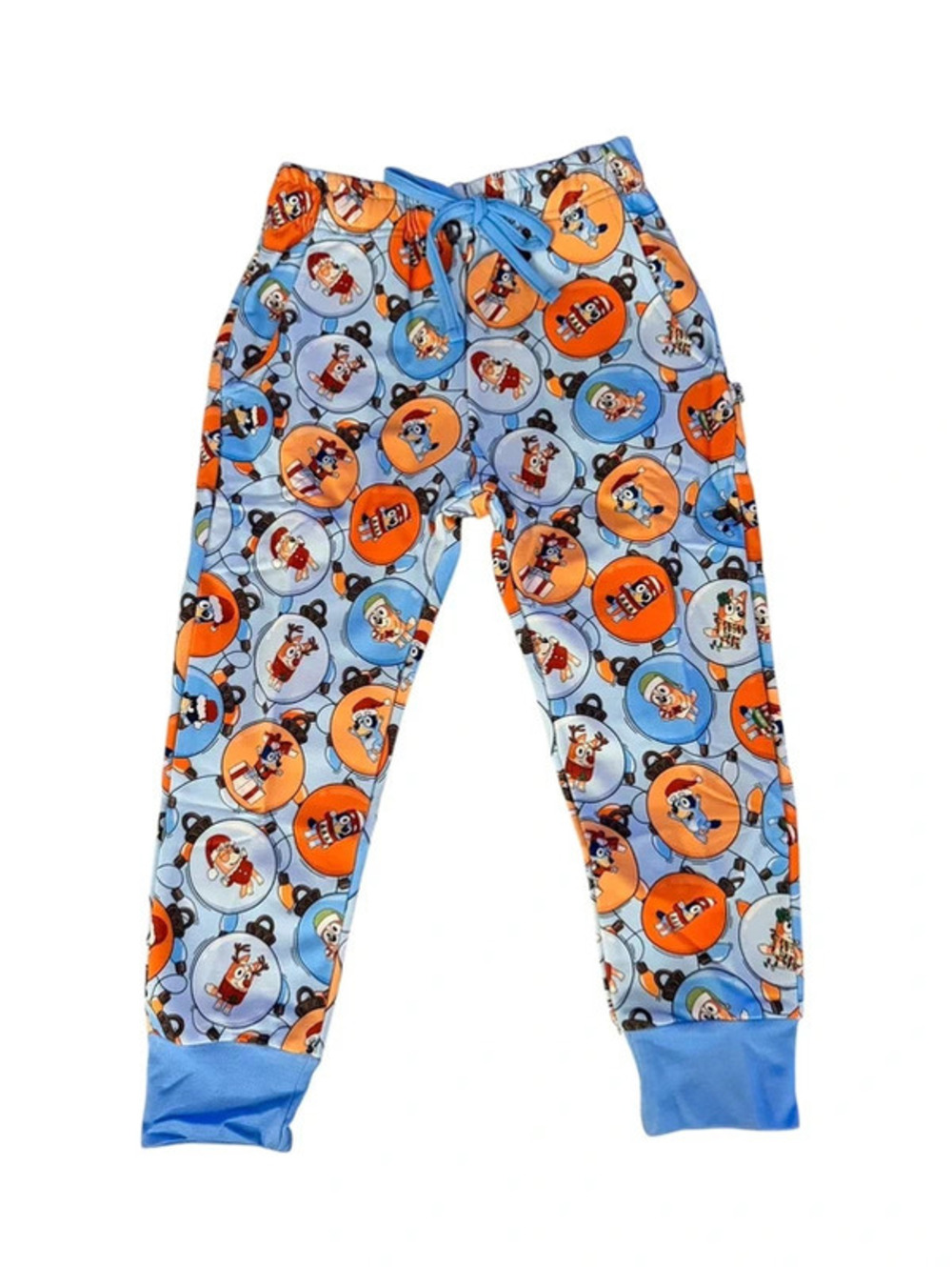 4T Bundle of Joy Bluey Ornament French Terry Joggers NWT
